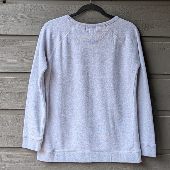 Maison Labiche Crazy In Love Sweatshirt Heather Gray Size Medium - Picture 7 of 10